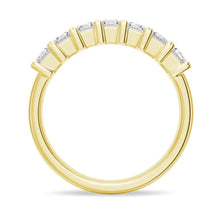 Load image into Gallery viewer, Platinum Emerald Moissanite Wedding Ring