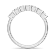 Load image into Gallery viewer, Emerald Cut Moissanite Wedding Band – Eternity Ring in Silver, Gold, or Platinum