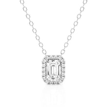 Load image into Gallery viewer, emerald cut necklace  