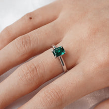 Load image into Gallery viewer, Elegant Hidden Halo Engagement Ring