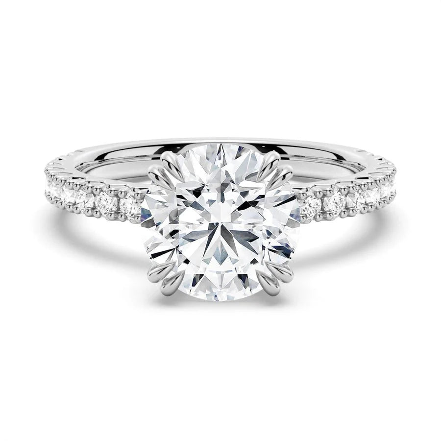 Devil’s Claws Moissanite Ring in Silver