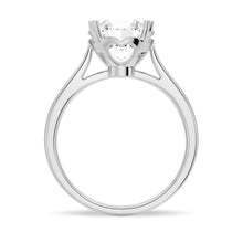 Load image into Gallery viewer, Side View of Round Cut Moissanite Ring