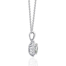 Load image into Gallery viewer, moissanite pendant silver 