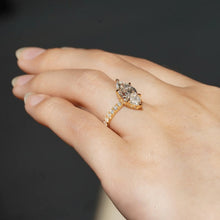Load image into Gallery viewer, Sparkling French Pave Band Engagement Ring