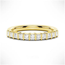 Load image into Gallery viewer, Half Eternity Moissanite Ring in Gold