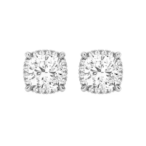 cushion cut earrings  