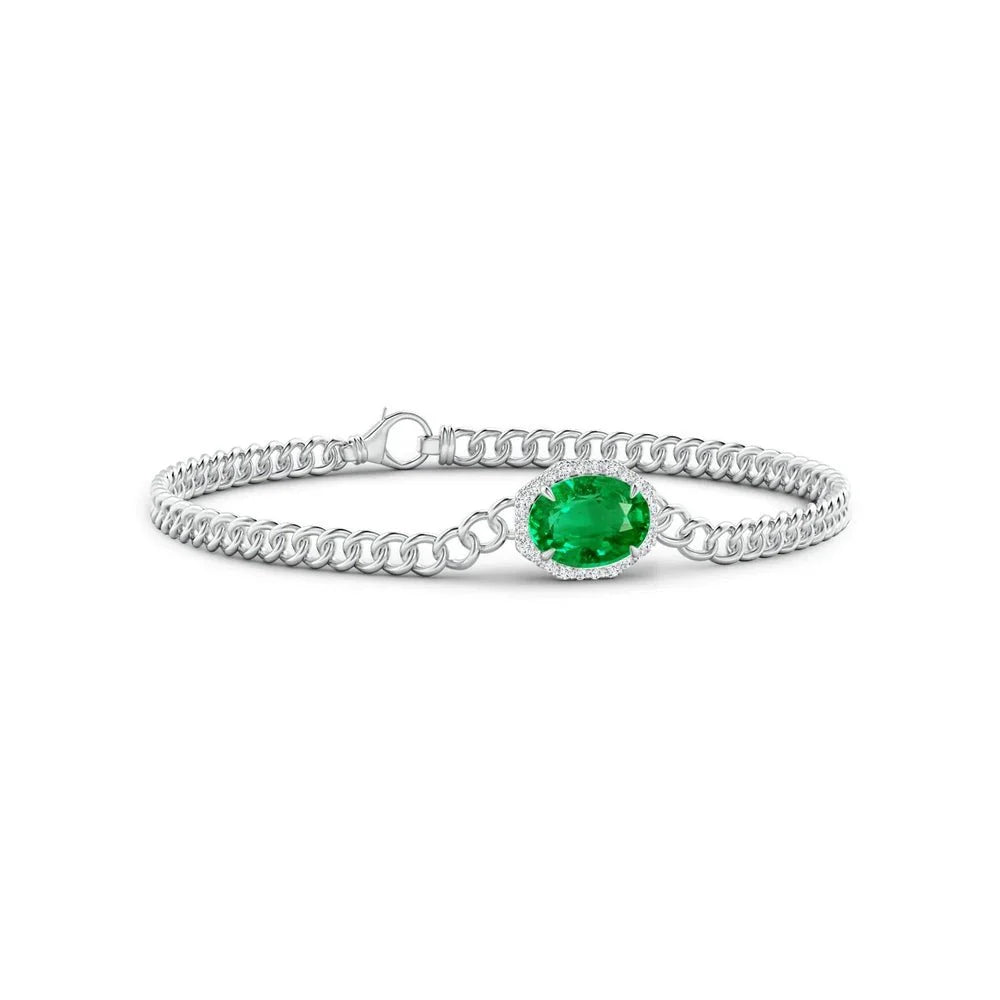 green gemstone bracelet  