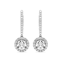 Load image into Gallery viewer, halo drop earrings  
