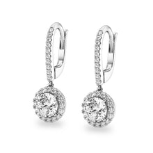 Load image into Gallery viewer, round cut earrings 