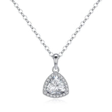 Load image into Gallery viewer, halo moissanite necklace  