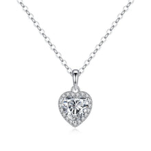 Load image into Gallery viewer, heart moissanite necklace  