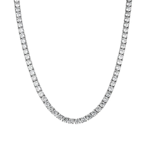 moissanite tennis necklace  