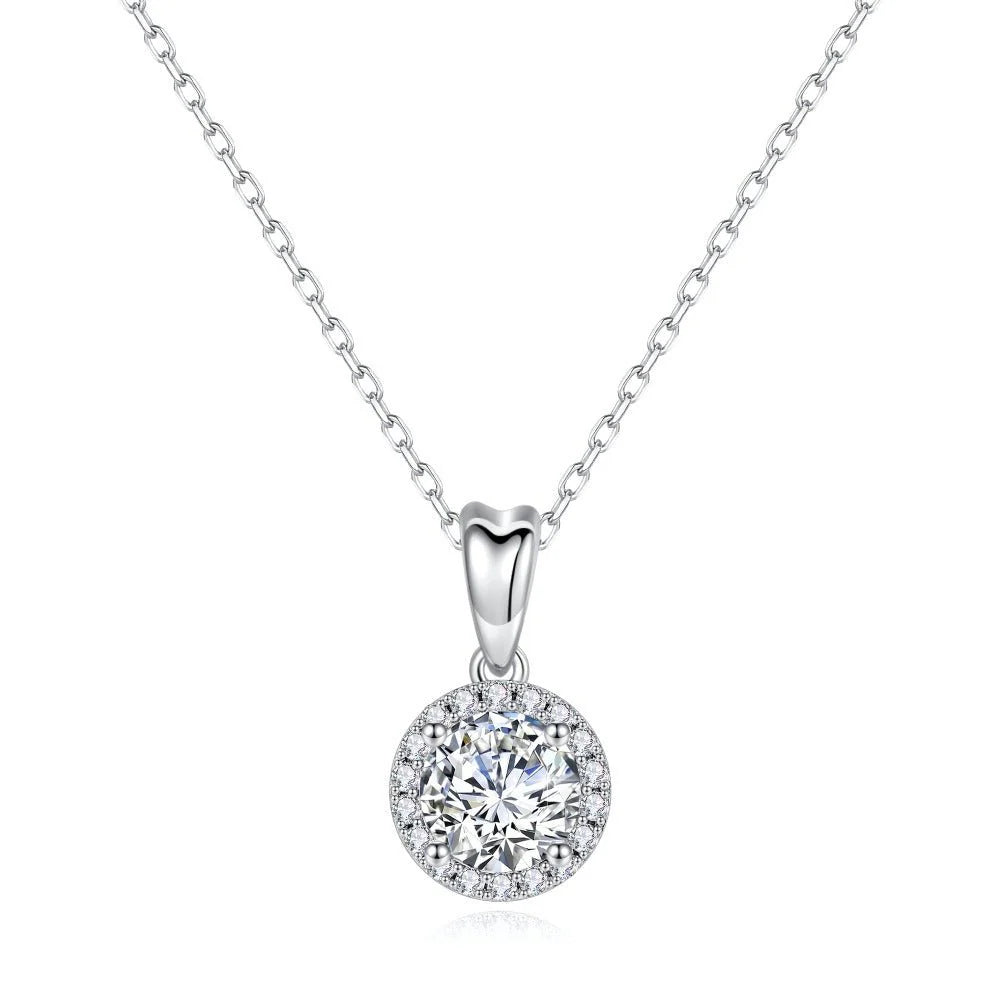 moissanite necklace  