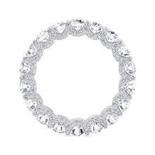 Load image into Gallery viewer, Moissanite Ring in Platinum Setting