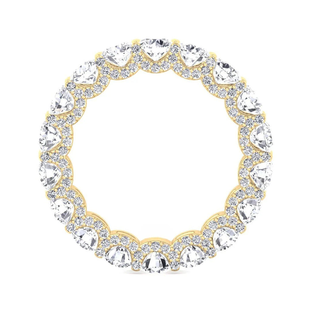 Wedding Band with Micropavé Detail