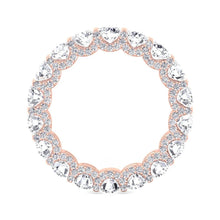 Load image into Gallery viewer, Eternity Band Closeup with Round Stones