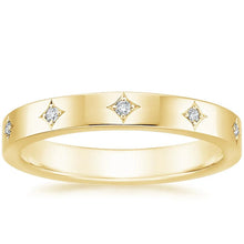 Load image into Gallery viewer, Curved Band with Marquise and Round Cuts