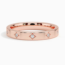 Load image into Gallery viewer, Marquise and Round Moissanite Eternity Ring