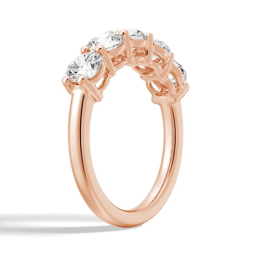 Stackable Minimalist Moissanite Ring