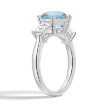 Load image into Gallery viewer, Blue Topaz Promise Ring for Women