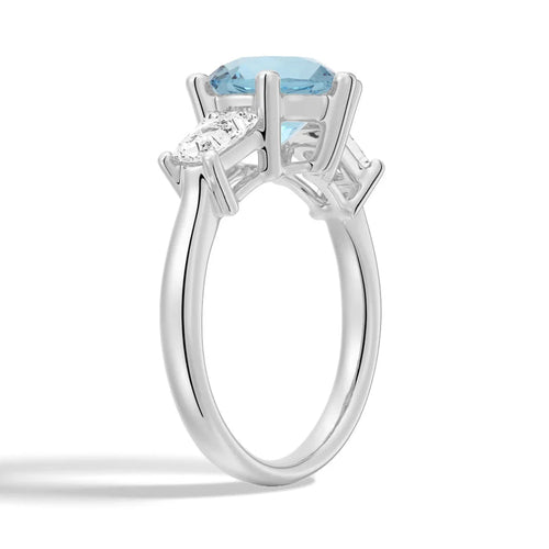 Blue Topaz Promise Ring for Women