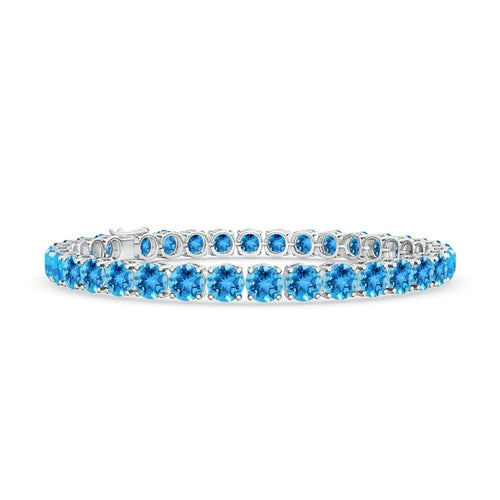 blue topaz bracelet  