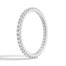 Load image into Gallery viewer, Modern Moissanite Ring in Platinum