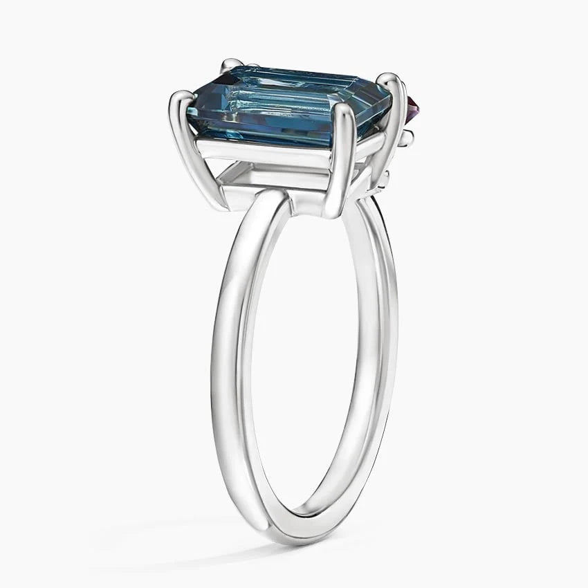 Dual-Stone Toi et Moi Inspired Ring Close-Up