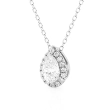 Load image into Gallery viewer, pear cut necklace  