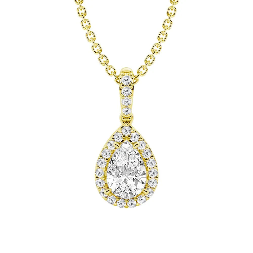 pear shape moissanite 