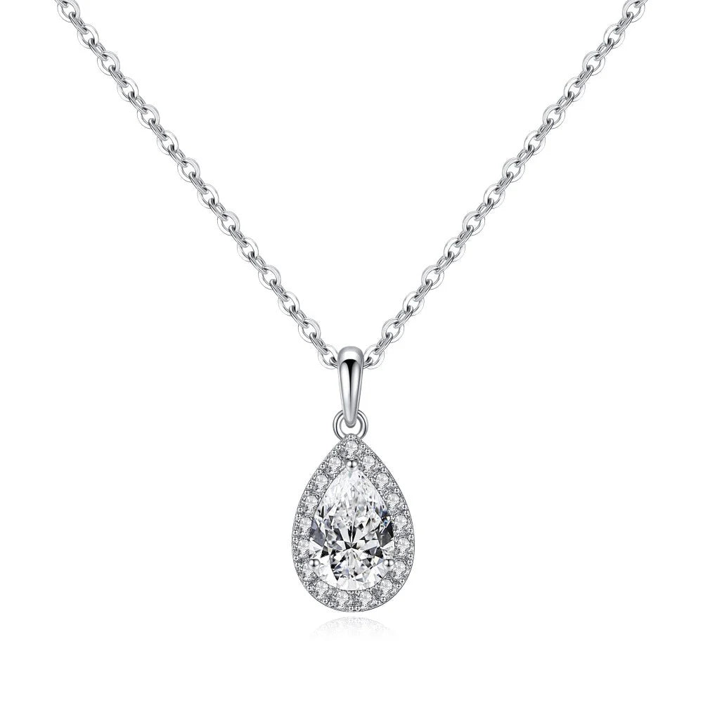 pear shaped moissanite  