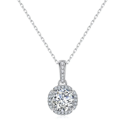 moissanite necklace  