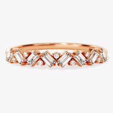 Load image into Gallery viewer, Dainty Moissanite Eternity Wedding Band