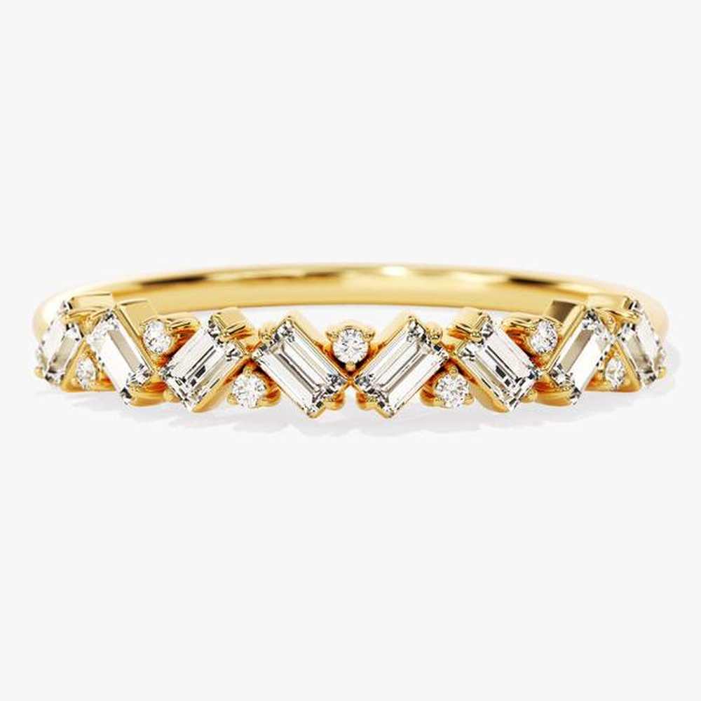 Stackable Moissanite Wedding Ring