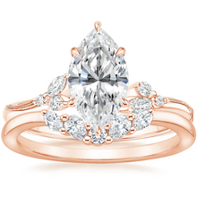 Load image into Gallery viewer, Petite Marquise Cut Moissanite Engagement Ring