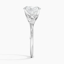 Load image into Gallery viewer, Dainty Moissanite Ring with Slim Band
