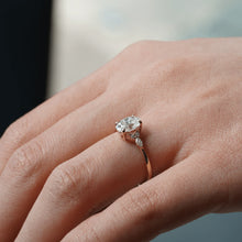 Load image into Gallery viewer, Petite Moissanite Engagement Ring