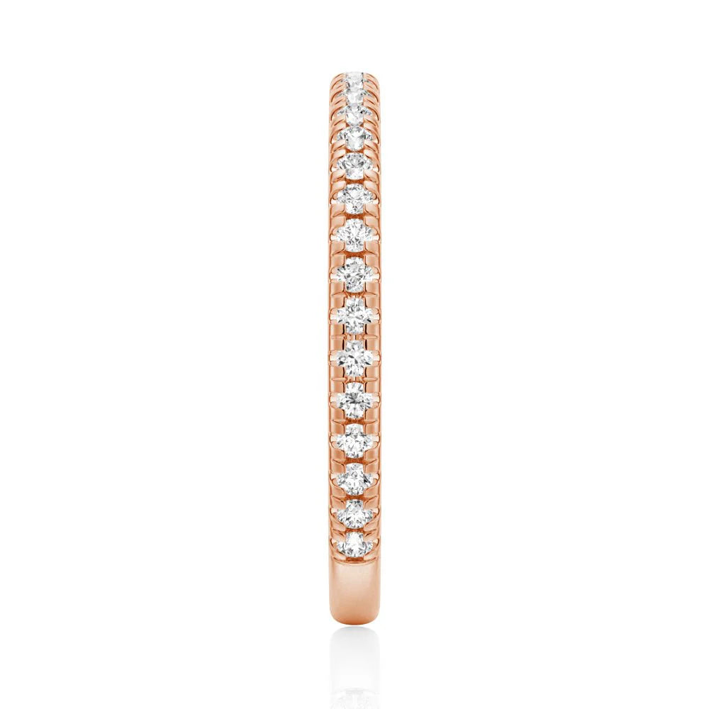Timeless Petite Pavé Wedding Band Design