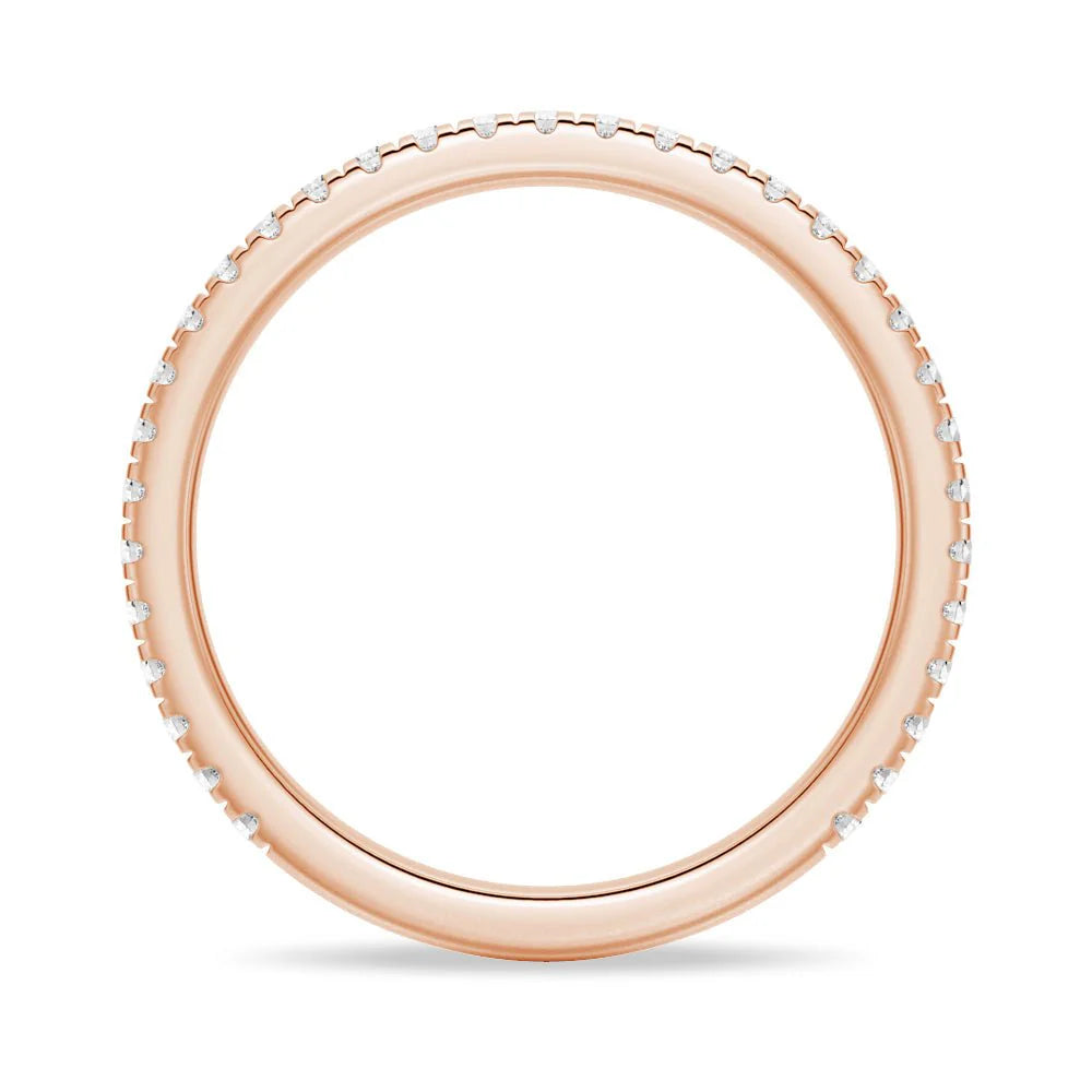 Bridal Stacking Pavé Moissanite Ring