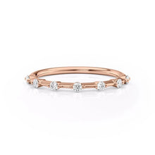 Load image into Gallery viewer, Thin Moissanite Band for Women