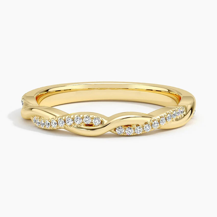 Gold Vine Wedding Ring