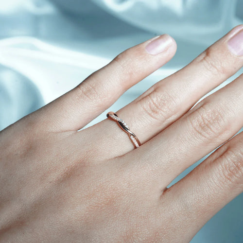 Nature-Inspired Moissanite Ring