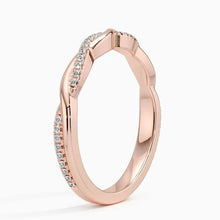 Load image into Gallery viewer, Twisting Vine Design Bridal Ring