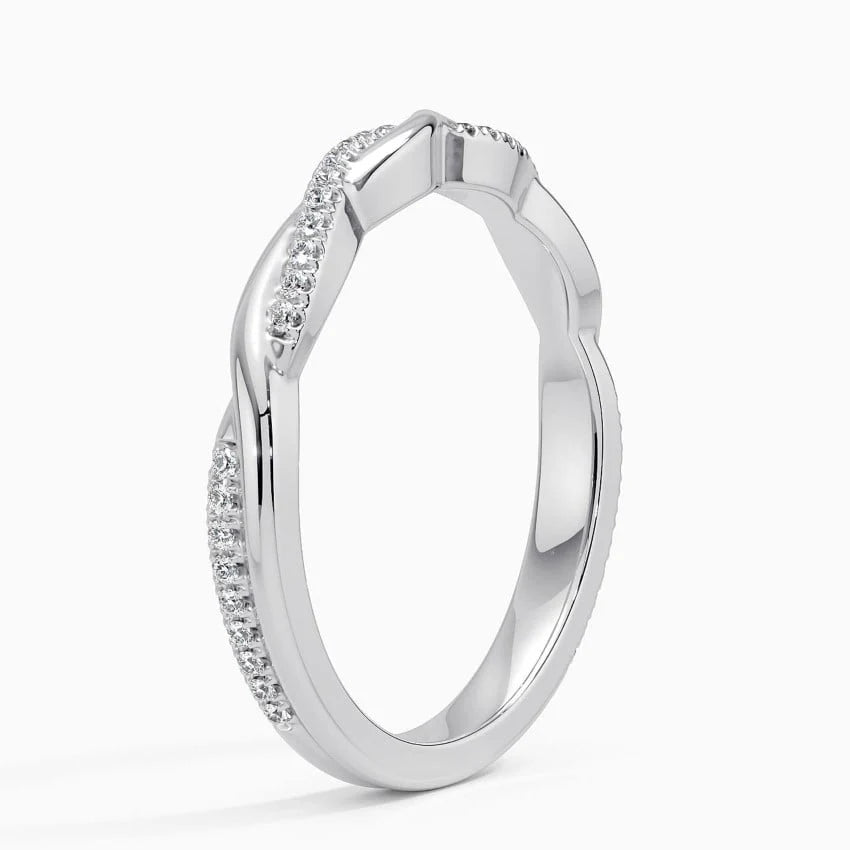 Stackable Petite Twisted Vine Ring