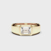 Gold and Platinum Men’s Engagement Ring