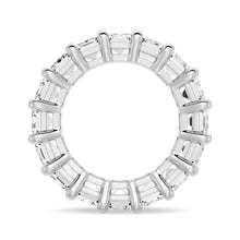 Load image into Gallery viewer, Emerald Cut Moissanite Bridal Band