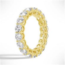 Load image into Gallery viewer, Radiant Unity Moissanite Eternity Band | Silver, 10K–18K Gold, Platinum