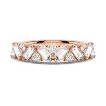 Load image into Gallery viewer, Elegant Wedding Band with Moissanite Stones