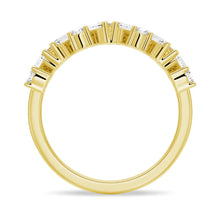 Load image into Gallery viewer, Minimalist Mixed-Cut Moissanite Ring