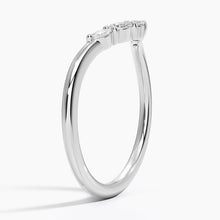 Load image into Gallery viewer, Marquise and Round Moissanite Ring